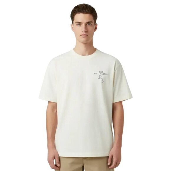 Abercrombie & Fitch Other - Abercrombie & Fitch Premium The White Lotus Cream Graphic Tee Men's Size Large